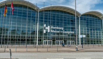 CCH - the Congress Center Hamburg - CITY OF HAMBURG, GERMANY - MAY 10, 2021